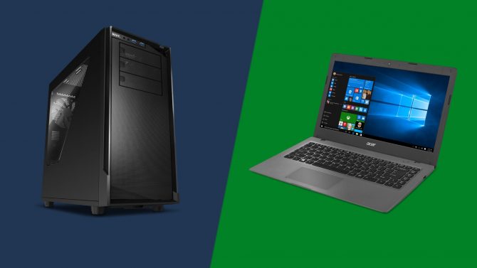 Laptop vs. desktop